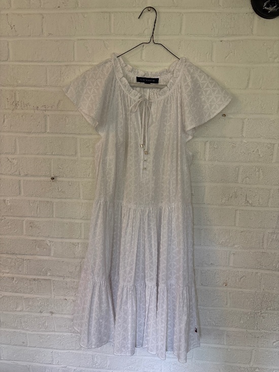 Dresses & Skirts - Tommy Hilfiger White Eyelet Dress – Size S/P (Small/Petite)